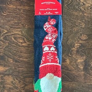Wondershop gnome Christmas socks